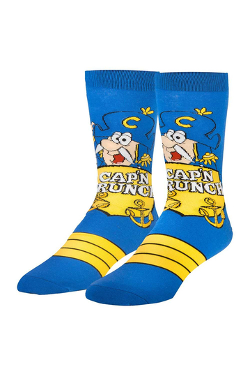 Odd Sox Cap'n Crunch Crest crew socks