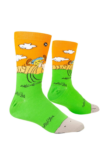 Odd Sox Charlie Brown Football crew socks