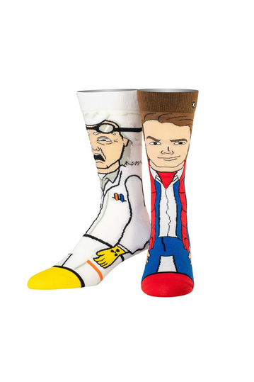 Odd Sox Doc & Marty crew socks