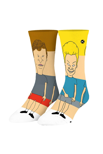 Odd Sox Beavis & Butthead 360 crew socks