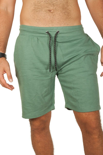 Sublevel french terry shorts green