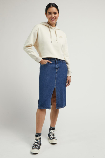 Lee essential hoodie - ecru