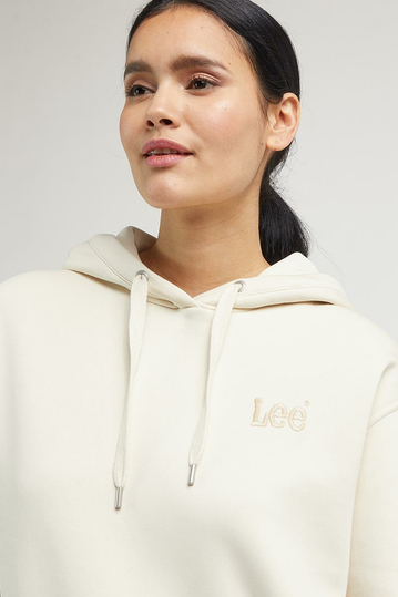 Lee essential hoodie - ecru