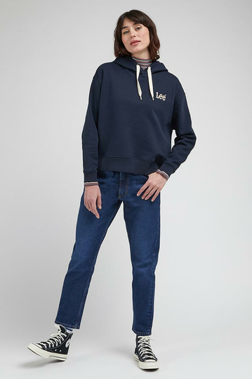 Lee essential hoodie - unionall black