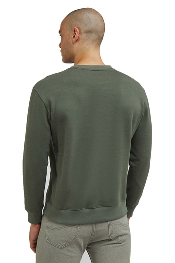 Lee Plain Crew Sweatshirt - Olive Grove