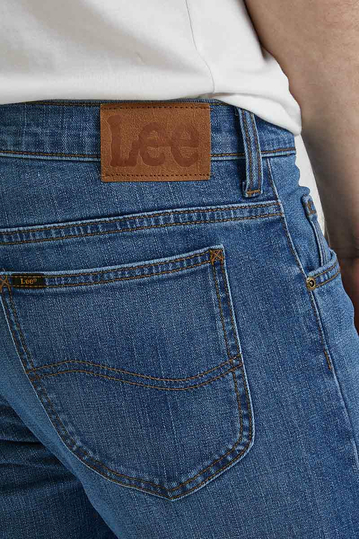 Lee Rider Slim Straight Jeans - Moody Blue