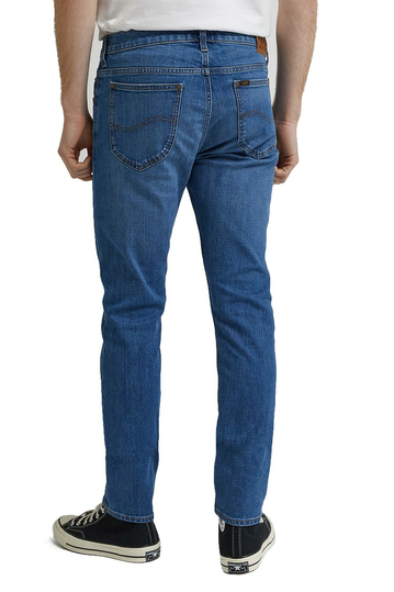 Lee Rider Slim Straight Jeans - Moody Blue
