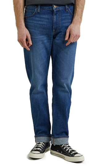 Lee West Relaxed Straight Jeans - Worn In