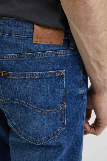 Lee West Relaxed Straight Jeans - Worn In