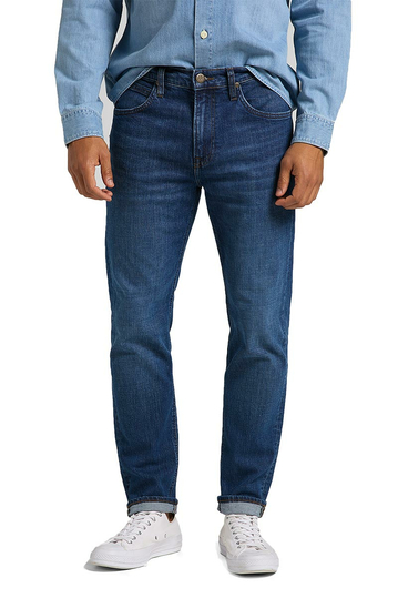 Lee Austin Regular Tapered Jeans - Mid Bluegrass