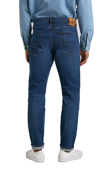 Lee Austin Regular Tapered Jeans - Mid Bluegrass