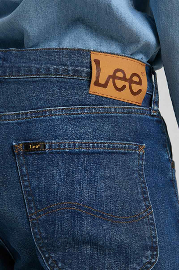 Lee Austin Regular Tapered Jeans - Mid Bluegrass