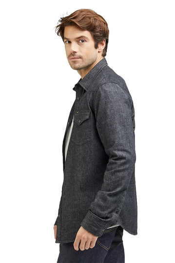 Lee Regular Western Shirt - Washed Black