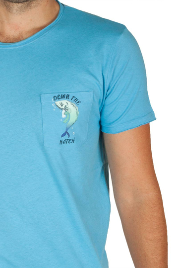 Sublevel Pocket T-shirt Light Blue