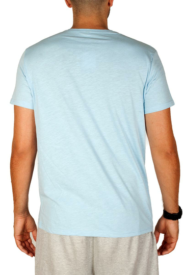 Sublevel T-shirt Save The Oceans Light Blue