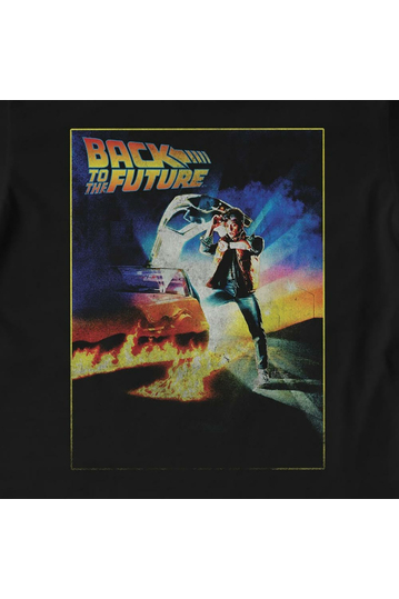 Back To The Future Vintage Poster T-Shirt Black