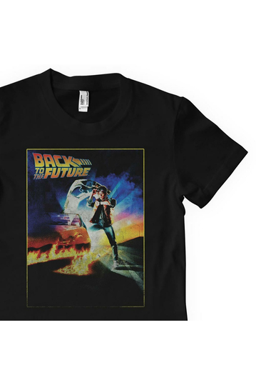 Back To The Future Vintage Poster T-Shirt Black