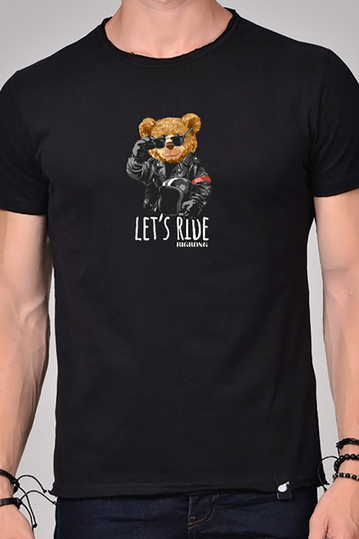 Bigbong Let's Ride T-shirt Black