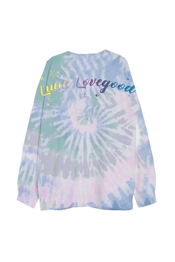 Cotton Division Tie Dye sweatshirt Harry Potter Luna Lovegood