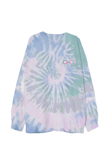 Cotton Division Tie Dye sweatshirt Harry Potter Luna Lovegood