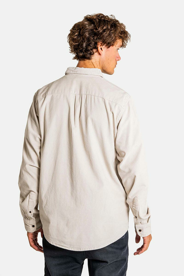 Reell κοτλέ πουκάμισο Strike Oatmeal