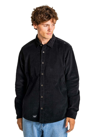 Reell Corduroy Shirt Strike Black