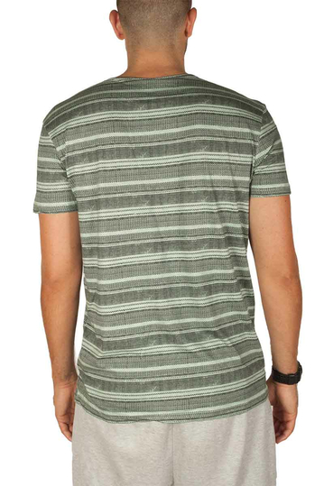 Sublevel Striped T-shirt Light Green