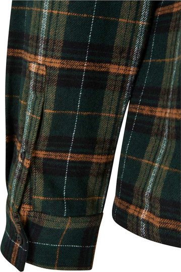 Urban Classics Boxy Fane Shirt Green-Orange