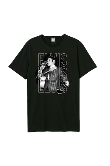 Amplified Sun Records & Elvis T-shirt - Triple Elvis