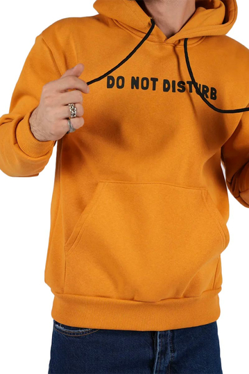 Do Not Disturb Hoodie Mustard