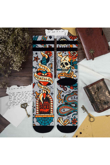 American Socks Till Death Do Us Part mid high socks