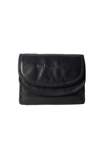 Hill Burry RFID leather wallet black