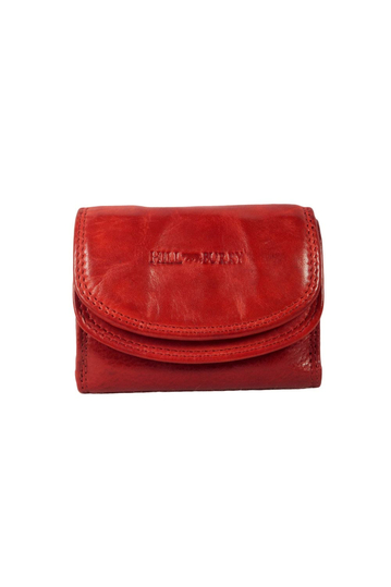 Hill Burry RFID leather wallet red