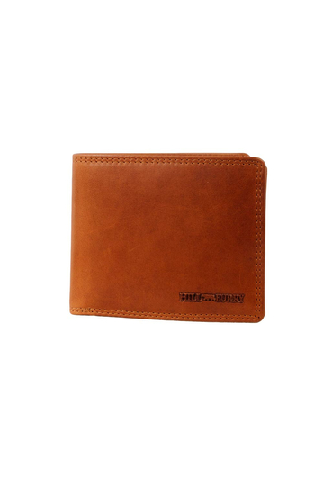 Hill Burry RFID leather wallet brown