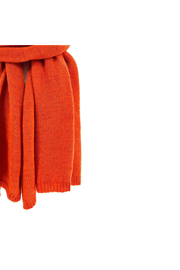 Knitted scarf orange