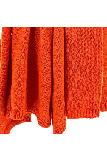 Knitted scarf orange