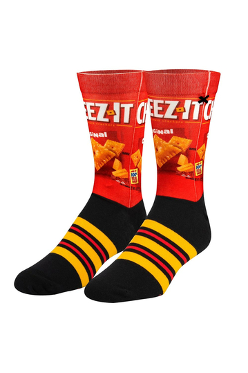 Odd Sox Cheez It Box crew socks