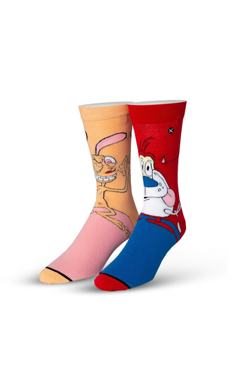 Odd Sox Ren & Stimpy crew socks