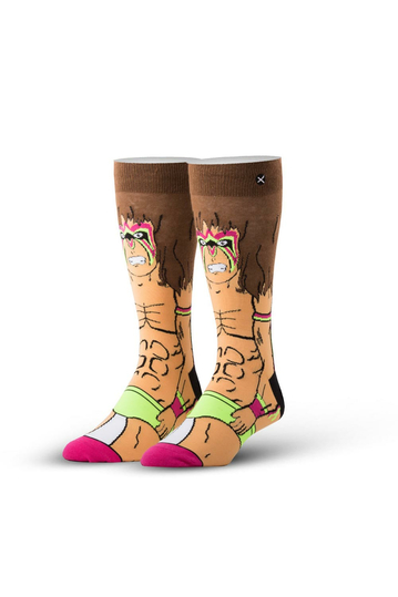 Odd Sox WWE Ultimate Warrior crew socks