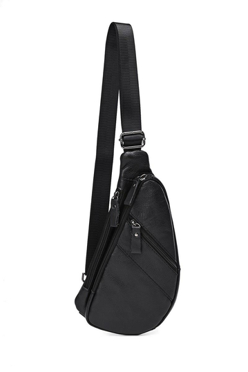 Ανδρική τσάντα ώμου/χιαστή μαύρη