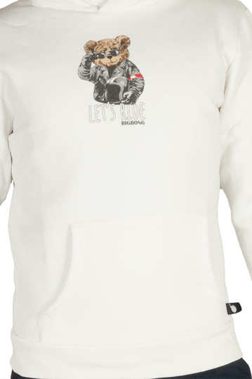 Bigbong λευκό φούτερ Let's Ride