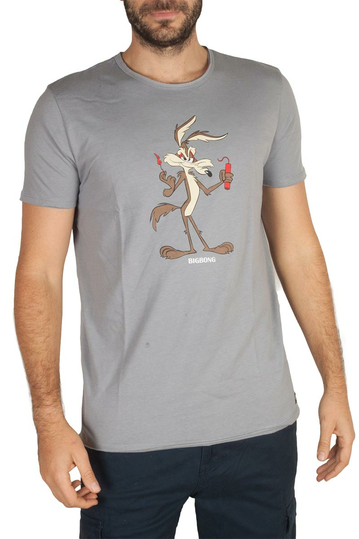 Bigbong Wile E. Coyote T-shirt Grey