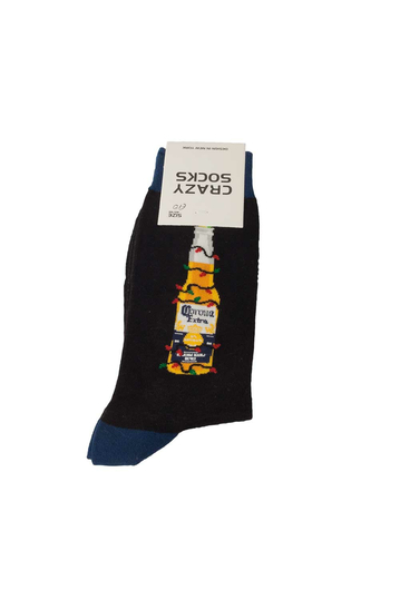 Crazy Socks Corona socks black