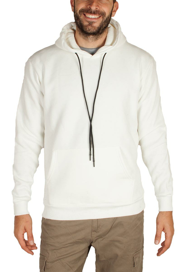 Keep Smile Hoodie White