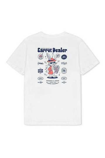 Kaotiko Washed Carrot Dealer T-shirt White