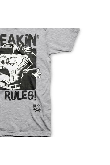 SpongeBob Breakin´ The Rules T-Shirt Heather Grey