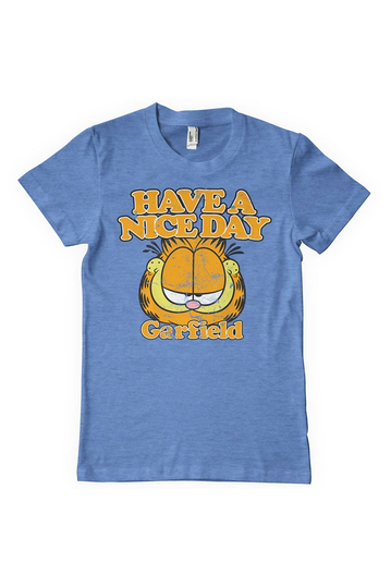 Garfield - Have A Nice Day T-Shirt Heather Blue