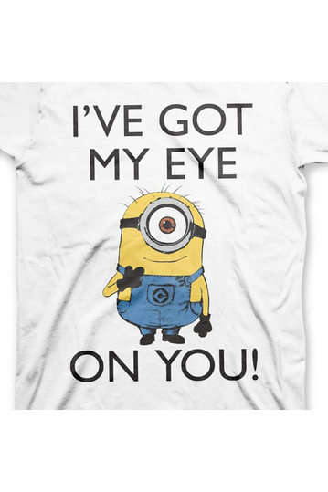 Minions - I Got My Eye On You T-Shirt White