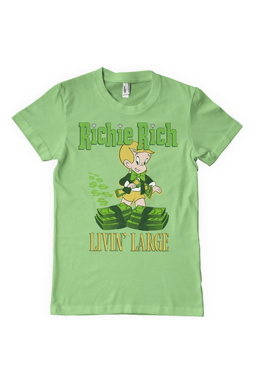 Richie Rich Livin' Large T-Shirt Mint Green