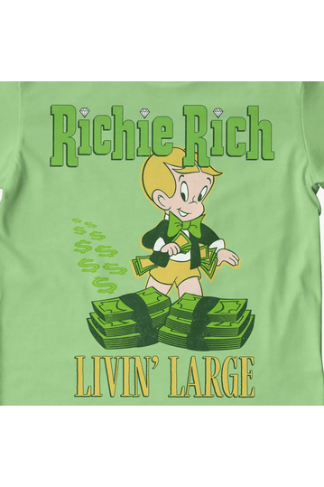 Richie Rich Livin' Large T-Shirt Mint Green